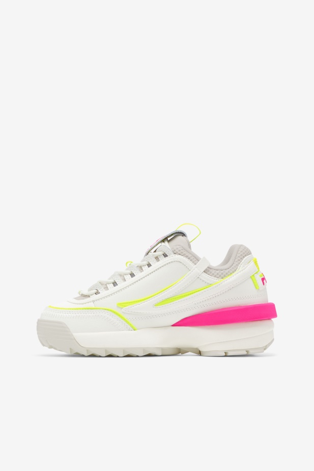 Fila Dámský Disruptor 2 Exp Bílá/bílá Písková/růžová Glo