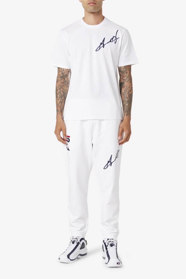 Bílé Grant Hill Cormac Tee Fila