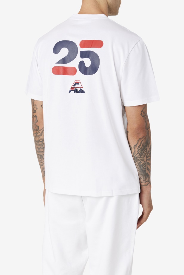 Bílé Grant Hill Cormac Tee Fila