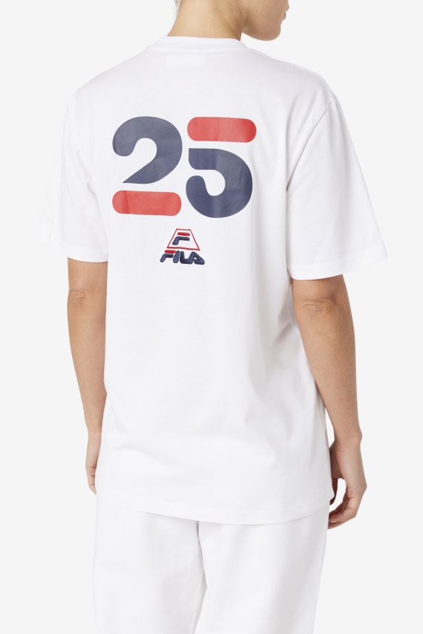 Bílé Grant Hill Cormac Tee Fila