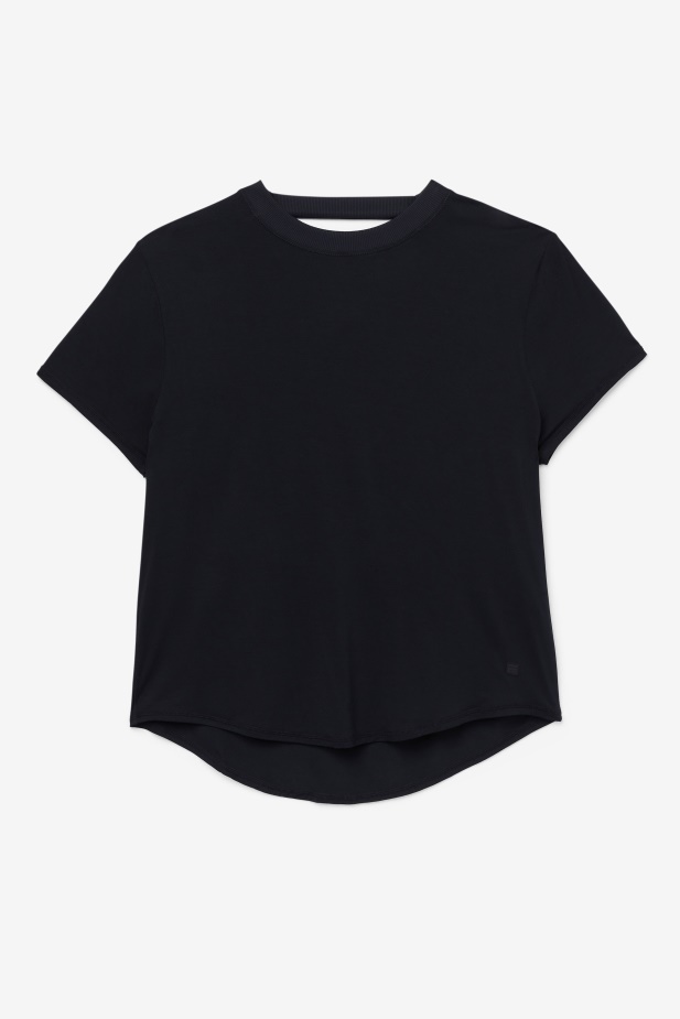 Fila Fi-lux černý Top S Krátkým Rukávem
