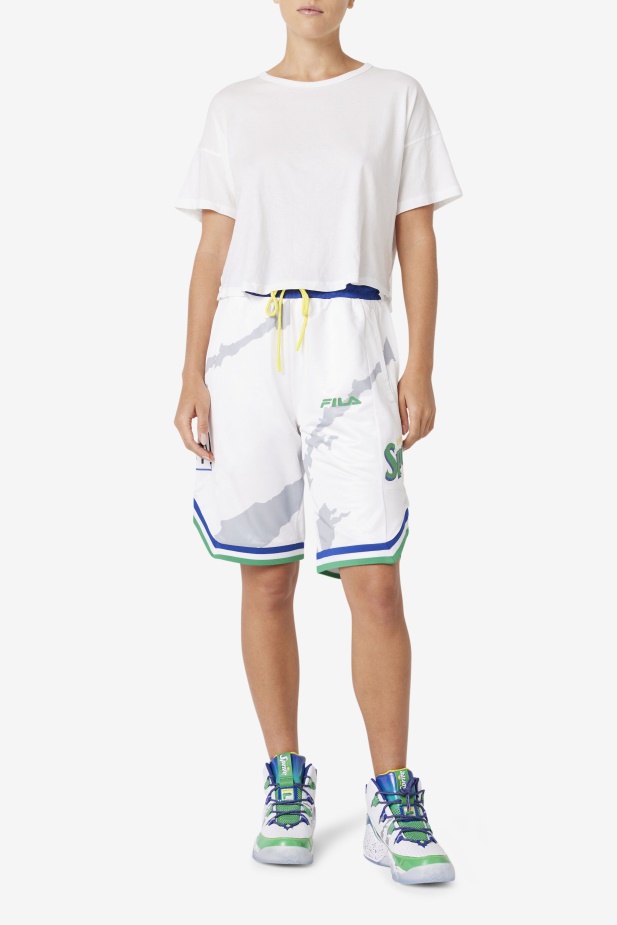 Bílá/modrá/želé/zlatá Grant Hill X Sprite Short Fila