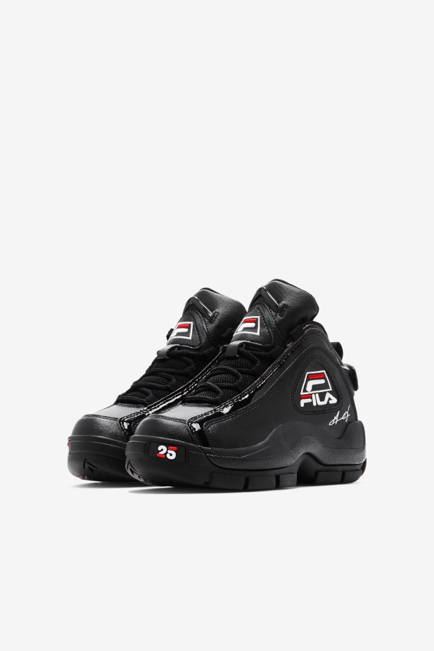Fila Black/white/red Little Kids\' Grant Hill 2 25th Jubilejní Vydání