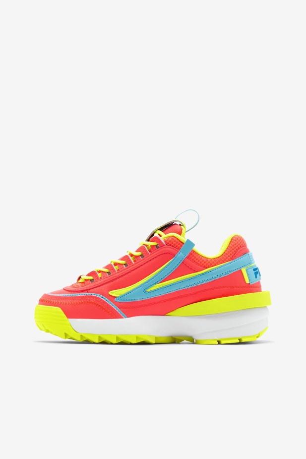 Ohnivý Korál/žlutá/modrá Rybka Dámský Disruptor 2 Exp Fila