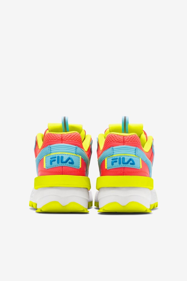 Ohnivý Korál/žlutá/modrá Rybka Dámský Disruptor 2 Exp Fila