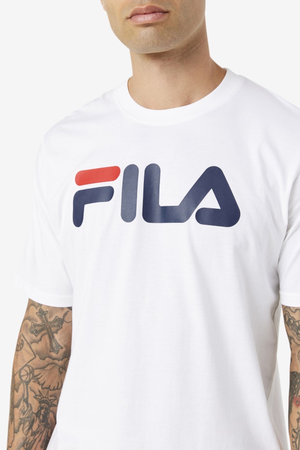 Bílé Pánské Triko Fila Eagle