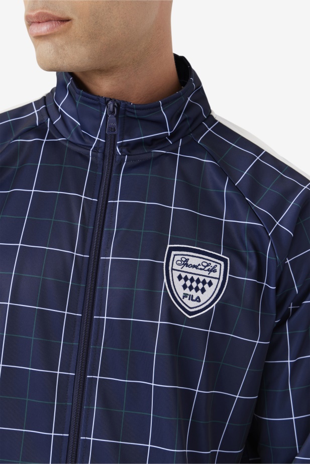 Oshan Tepláková Bunda Fila Navy/gardenia/červenec Bug