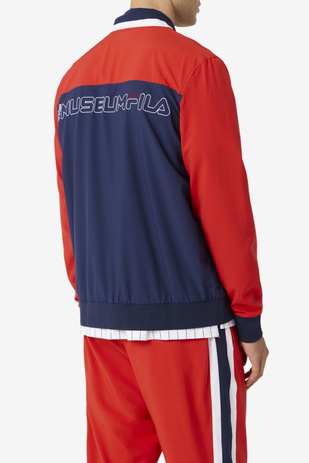 Peacoat/red/white Fila X The Museum Track Jacket Fila