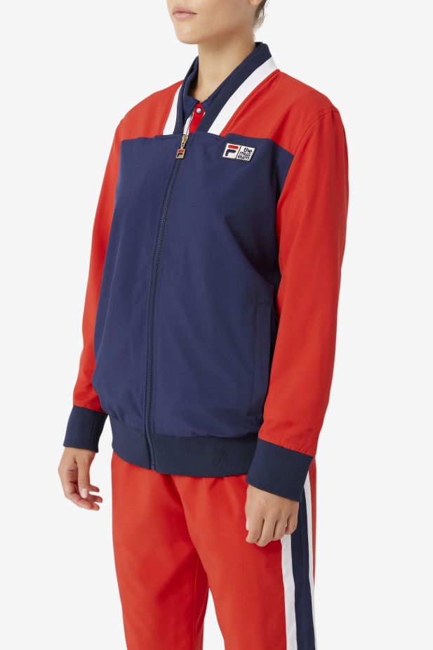 Peacoat/red/white Fila X The Museum Track Jacket Fila