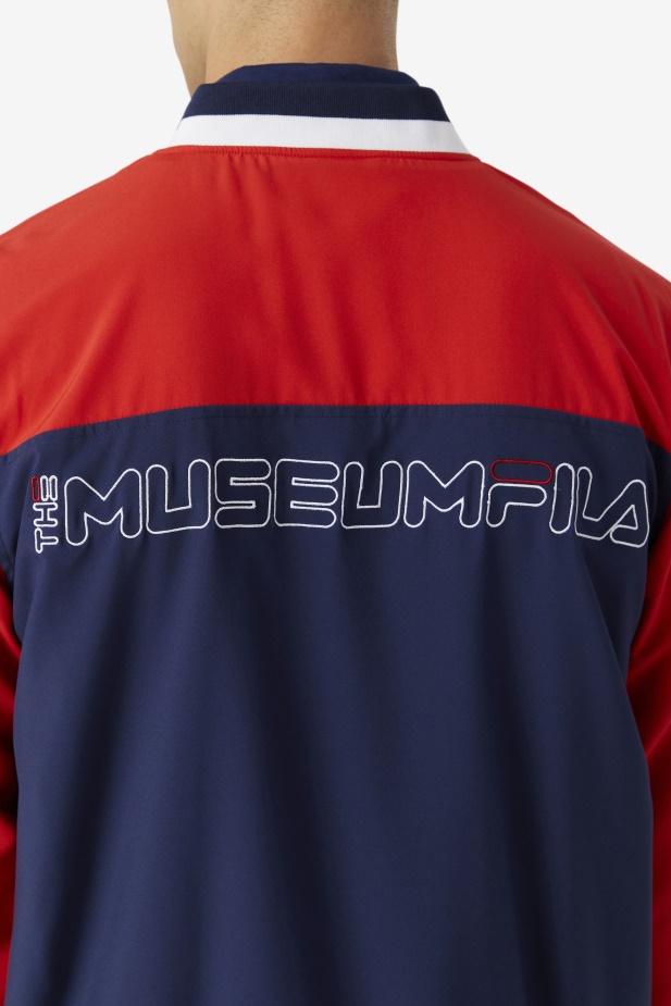 Peacoat/red/white Fila X The Museum Track Jacket Fila