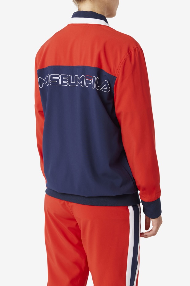 Peacoat/red/white Fila X The Museum Track Jacket Fila