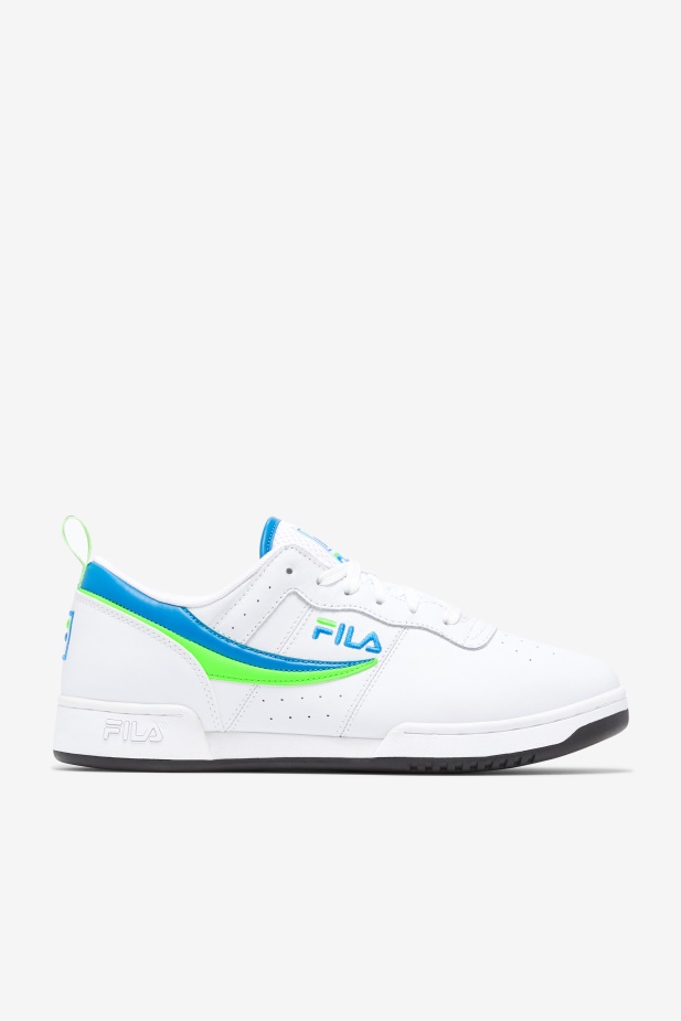 Bílá/zelená/černá Pánská Originální Fitness Fila