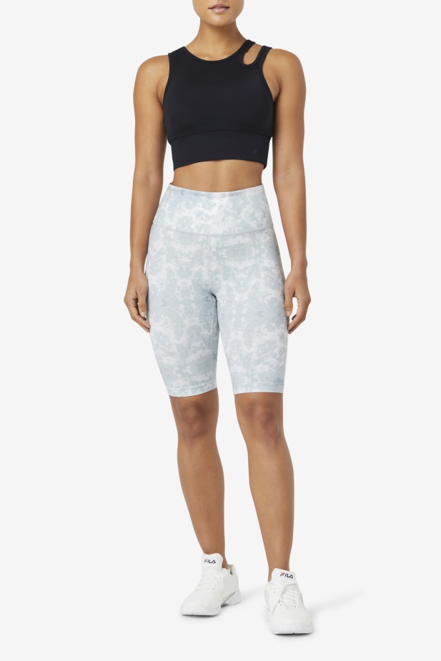 Fila Black Uplift Plátky Crop Podprsenka Top