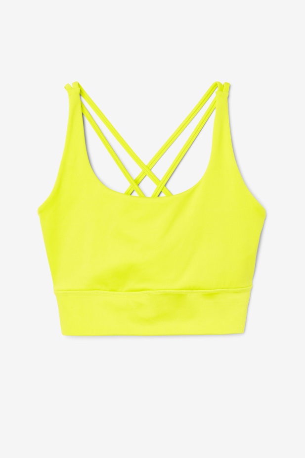 Fila Uplift Cross Back Bra Top Síra