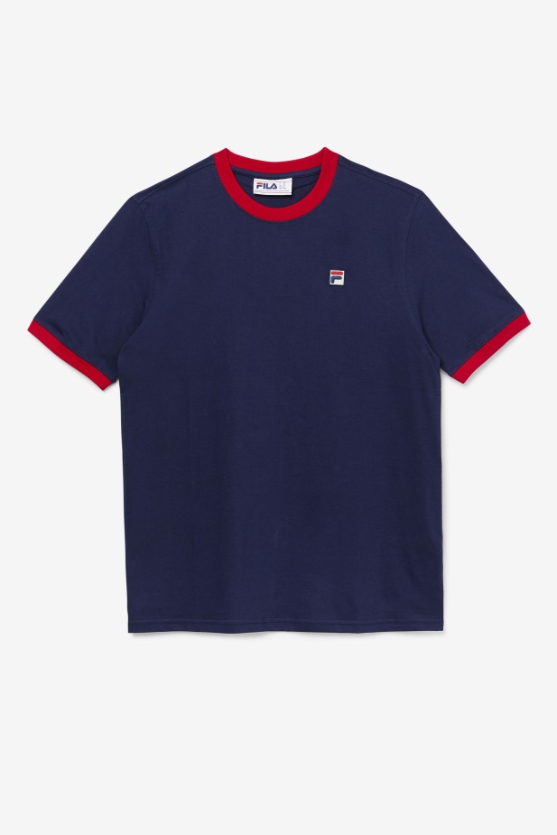 Marconi Ringer Tee Peacoat/červená Fila