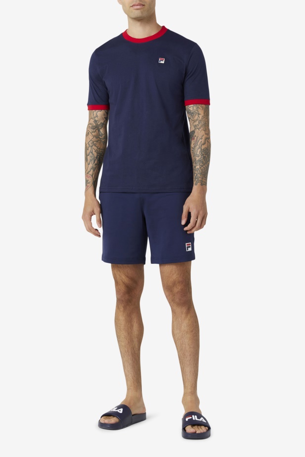 Marconi Ringer Tee Peacoat/červená Fila