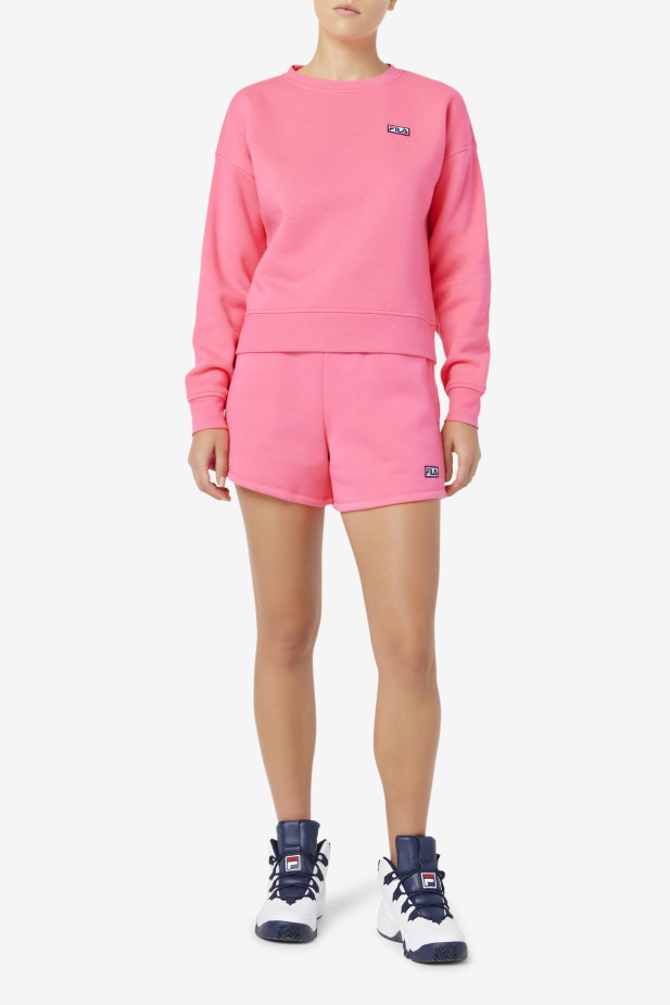 Fila Diara High Rise Short Pink