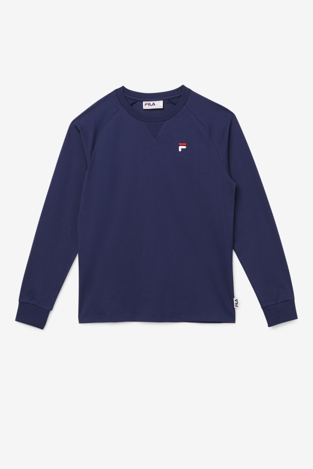 Peacoat Fila Flynn Tričko S Dlouhým Rukávem