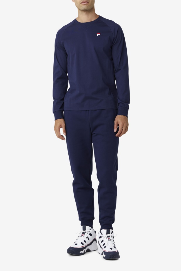 Peacoat Fila Flynn Tričko S Dlouhým Rukávem