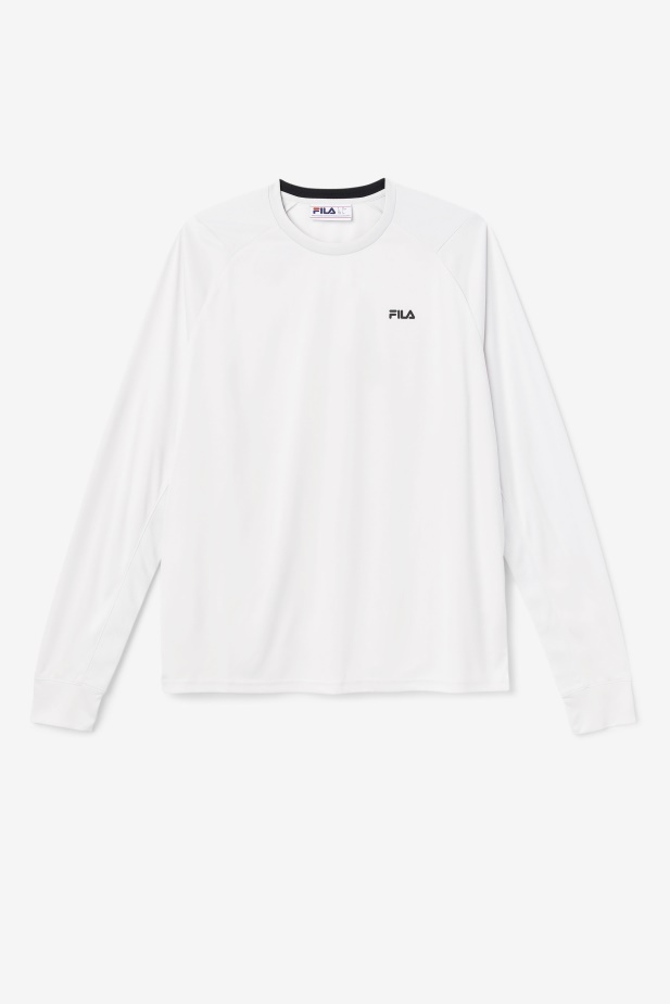 Nimbus Cloud/black Fila Jazam Long Sleeve Crew
