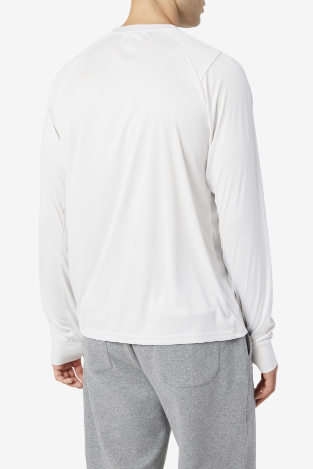Nimbus Cloud/black Fila Jazam Long Sleeve Crew