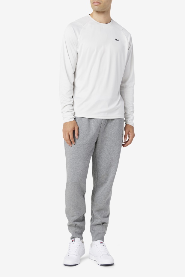 Nimbus Cloud/black Fila Jazam Long Sleeve Crew