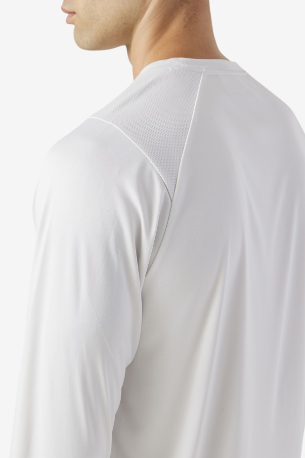 Nimbus Cloud/black Fila Jazam Long Sleeve Crew