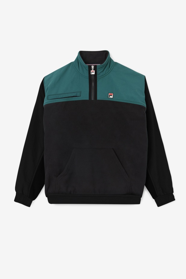 Fila černá/červnový Bug/zlatá Záře Fleecová Bunda Francisco