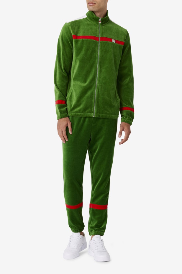 Fila Formální Zahradní/bílá/červená Velurová Bunda