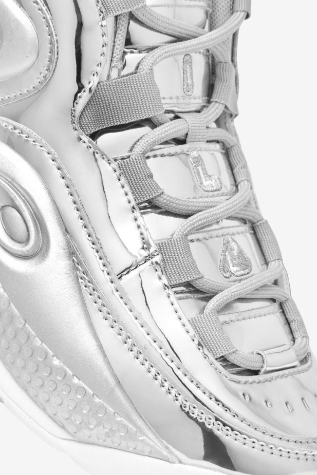 Metalická Stříbrná Fila Grant Hill 3 Metalíza