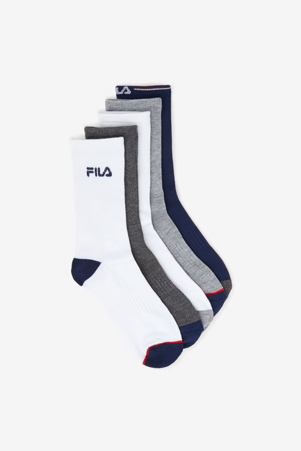6-balení Dětských Ponožek Fila Multi