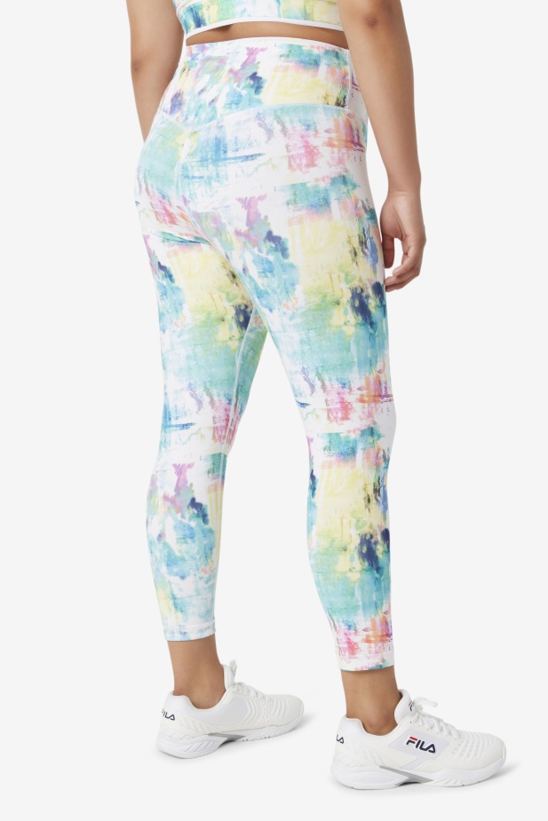 Tie Dye Fila Forza Elegantní 7/8 Legíny