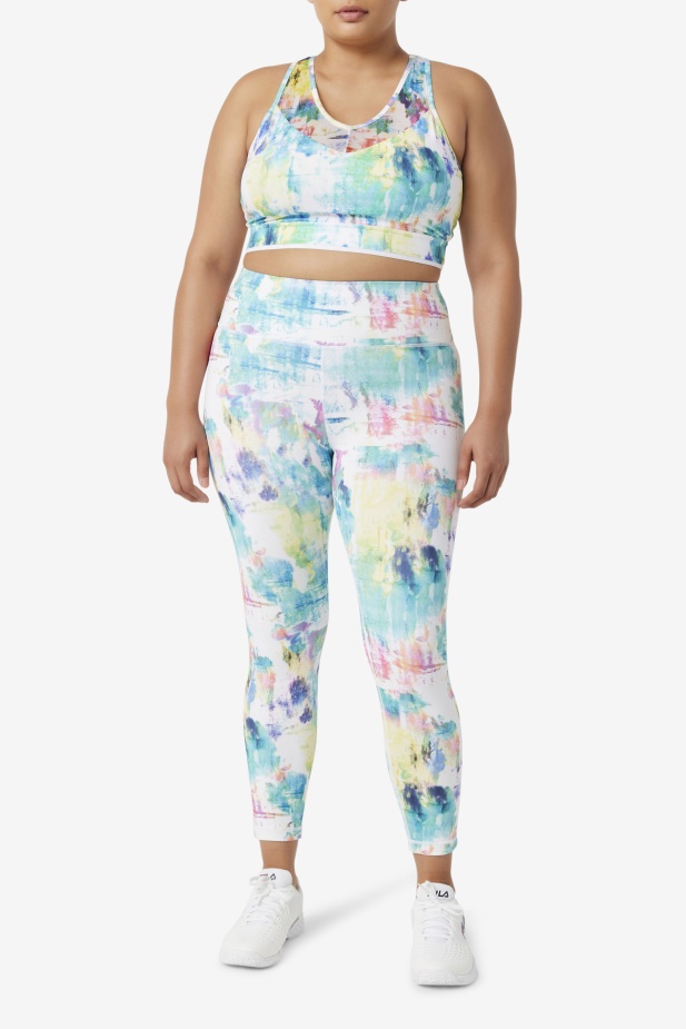 Tie Dye Fila Forza Elegantní 7/8 Legíny