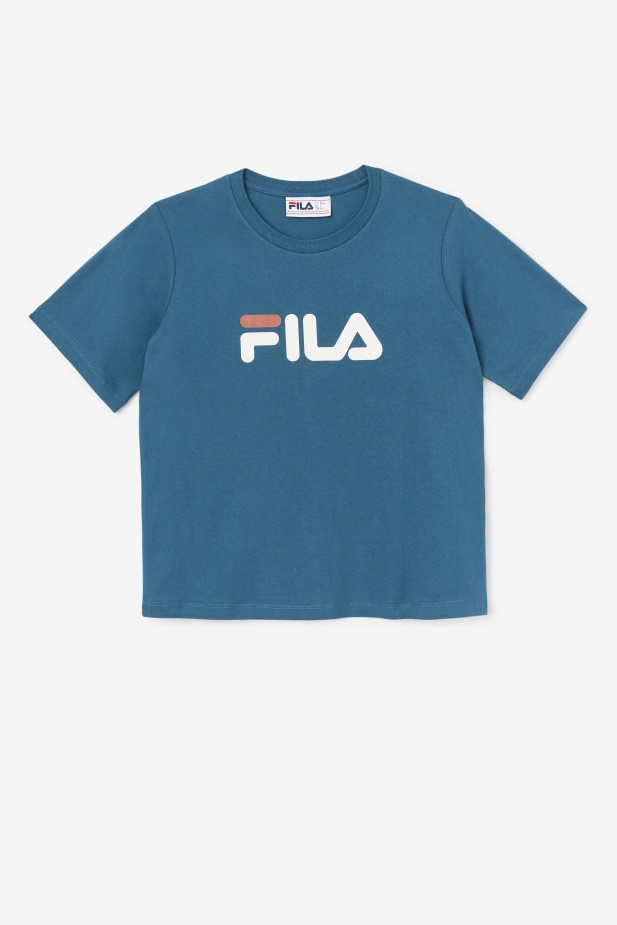 Modré Korálové Tričko Fila Thea