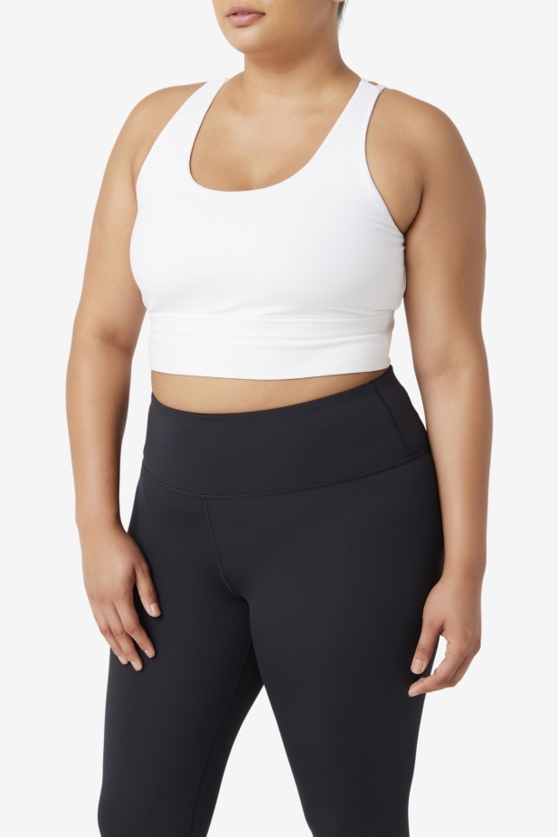 Uplift Cross Back Podprsenka Top Fila Bílá