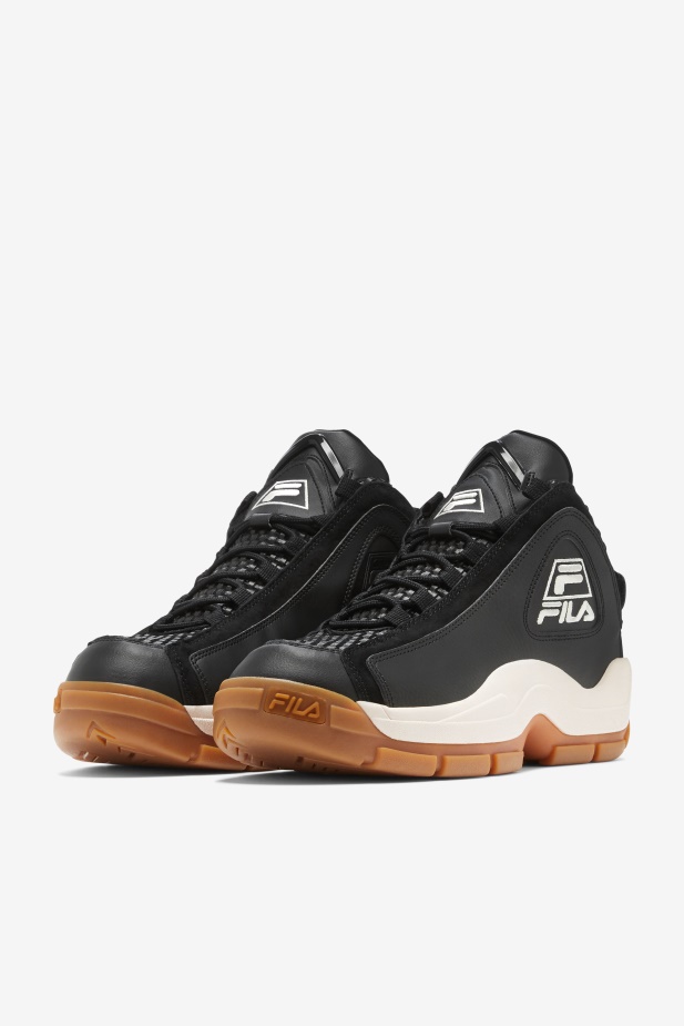 černá/gardénie/gum Grant Hill 2 Tkaná Fila