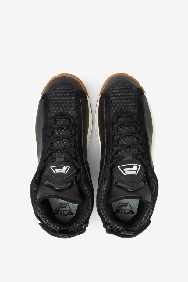 černá/gardénie/gum Grant Hill 2 Tkaná Fila