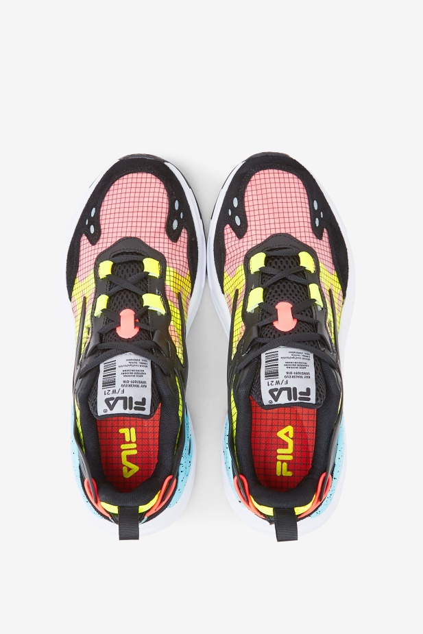 Fila Black/white/yellow Pánský Ray Tracer Evo