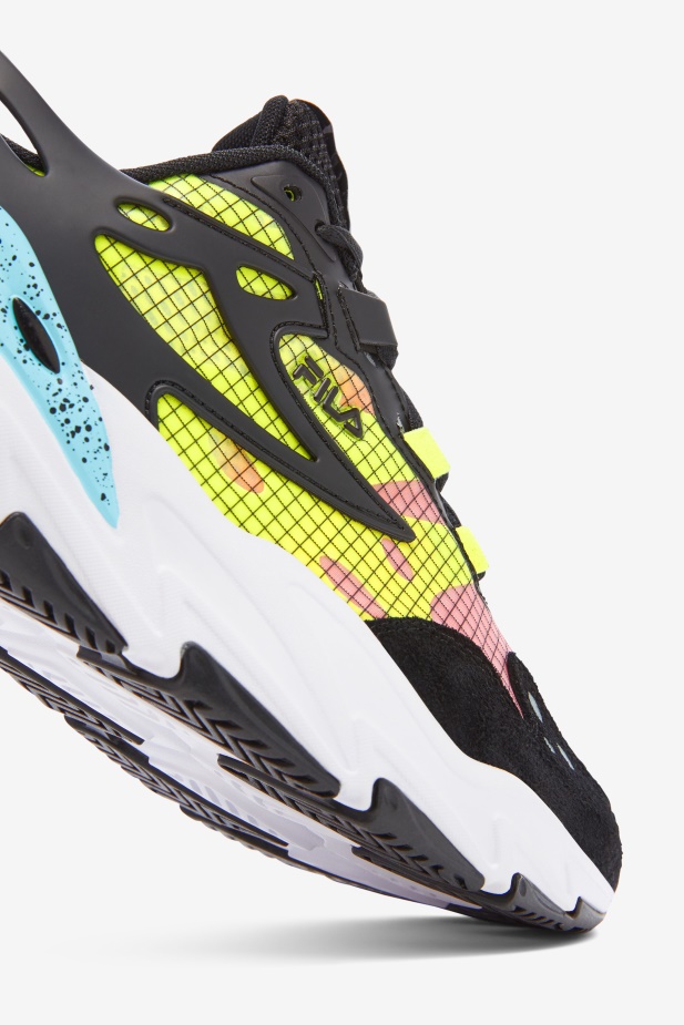 Fila Black/white/yellow Pánský Ray Tracer Evo