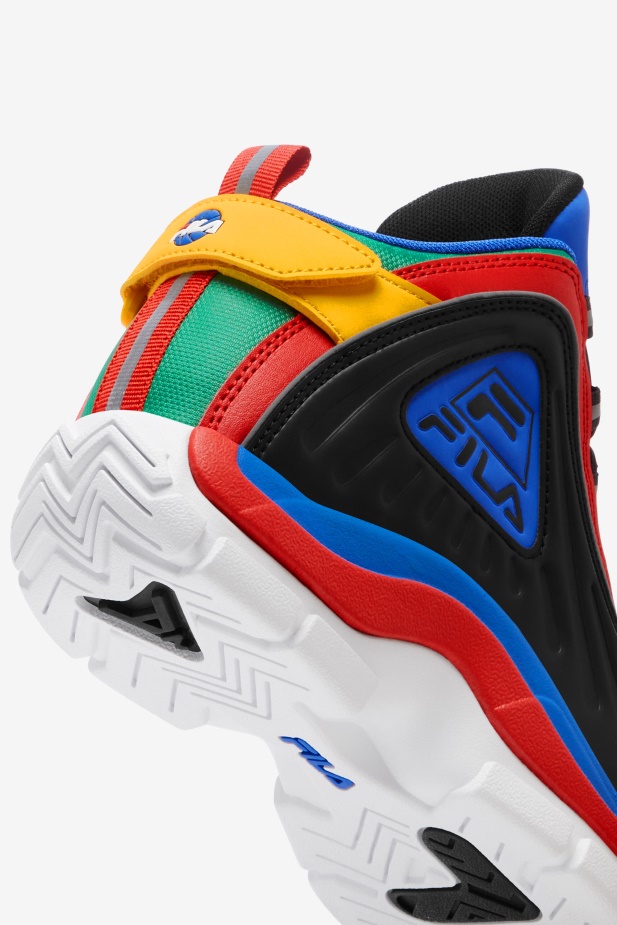 Modrá/červená/amazon Big Kids\' Grant Hill 2 Game Break Fila