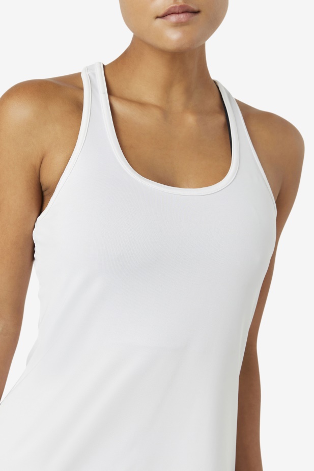 Pickleball Racerback Tank Fila Bílá
