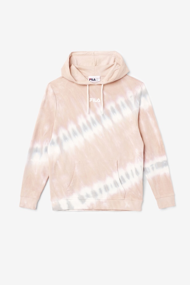 Fila Aerolynn Tie Dye Mikina S Kapucí Gardénie/bílá/belgický Blok