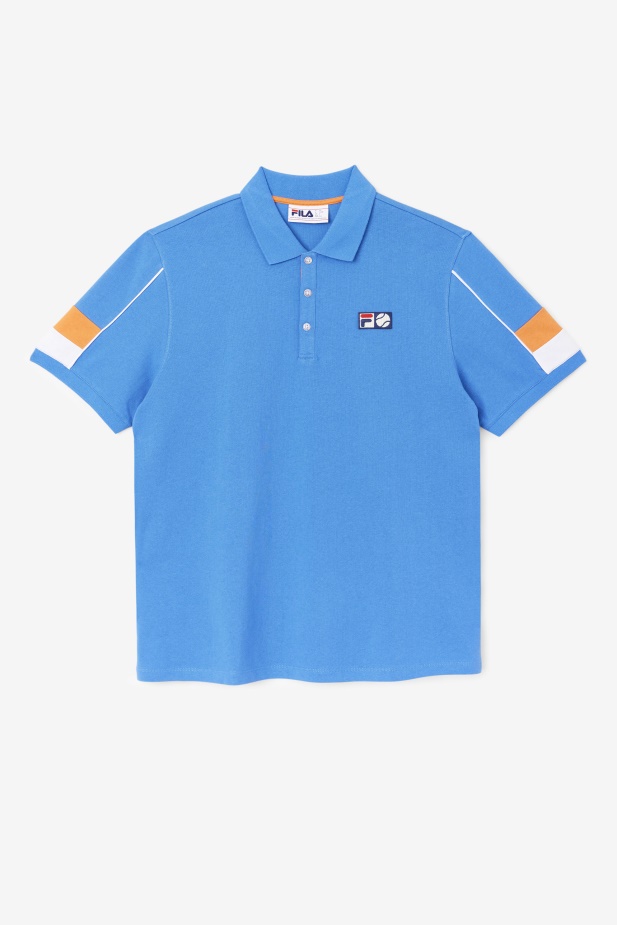 Silná Modrá/bílá/korálová Růže Coda Polo Fila