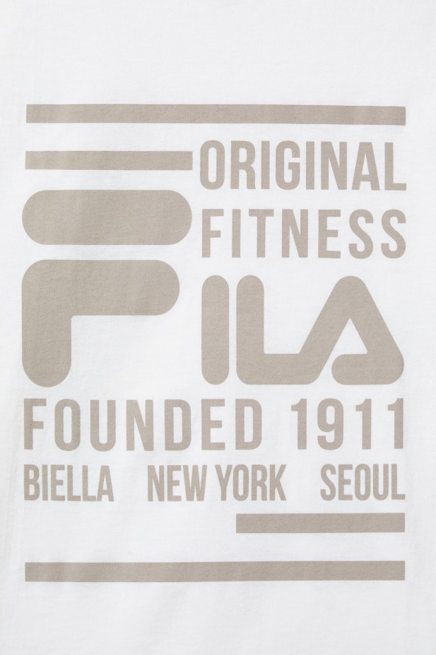 Originální Fitness Tričko Fila Bílé