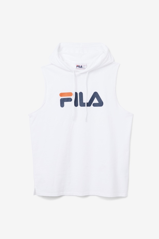 Mikina Fila White/navy/cherry Tomato Zany Bez Rukávů