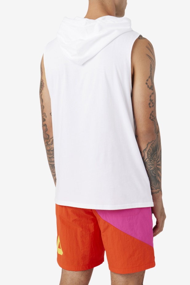 Mikina Fila White/navy/cherry Tomato Zany Bez Rukávů
