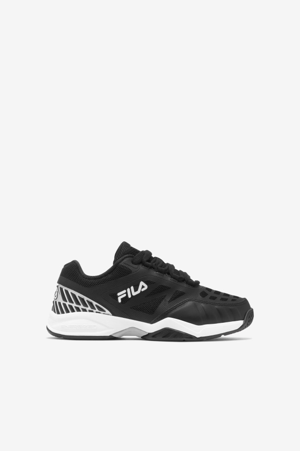 Dětský Axilus Jr Fila černá/bílá/kovová Stříbrná