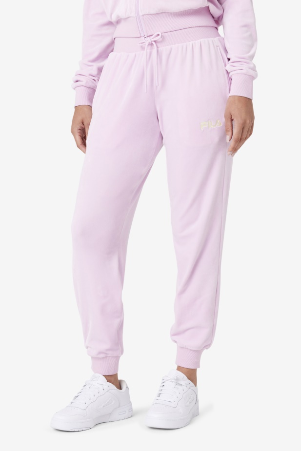 Fila Zura Velur Jogger Orchidej