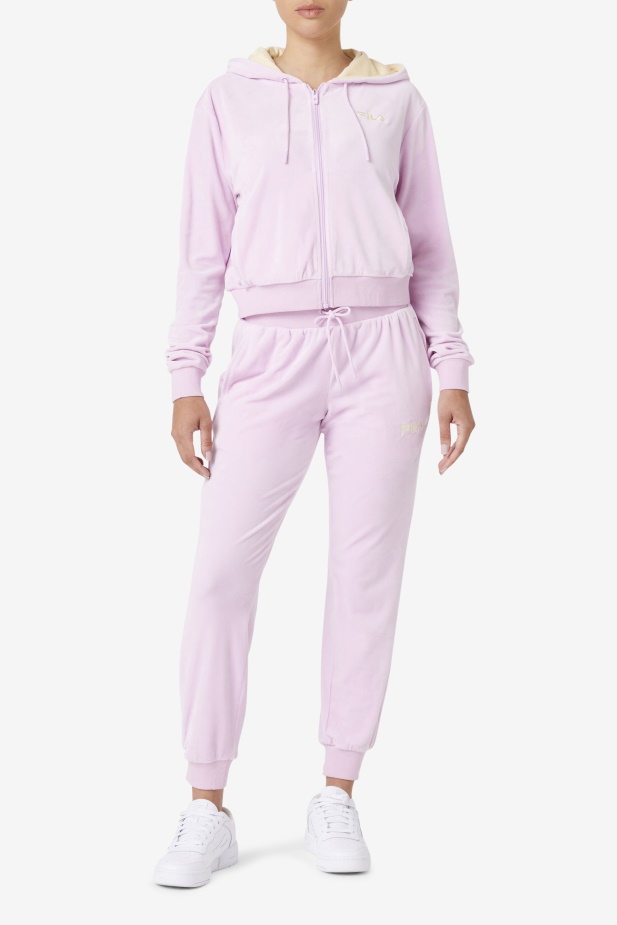 Fila Zura Velur Jogger Orchidej