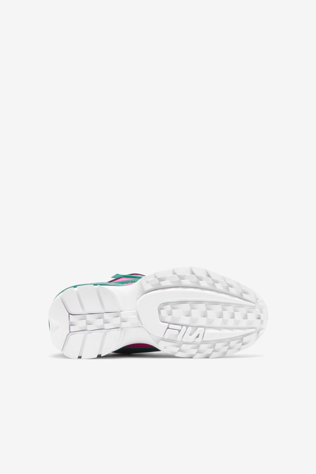 Fila Velký Dětský Disruptor 2 Exp. Pink Glo/green/gold